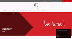 Desktop Screenshot of cours-esquirol.fr